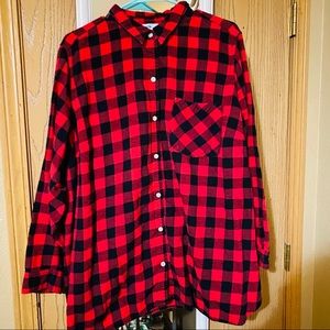 Flannel Plaid Shirt